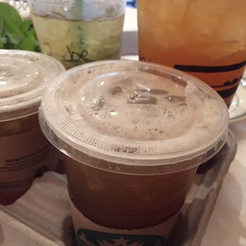 Starbucks - Venti peach green tea. Trenta, grande and tall mango black tea lemonade. - Coffee & Tea Near Me - Glendale, California Starbucks - Venti peach green tea. Trenta, grande and tall mango black tea lemonade. - Coffee & Tea Near Me - Glendale, California