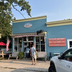 Tiffanys Cafe - The front of the ice cream cafe.