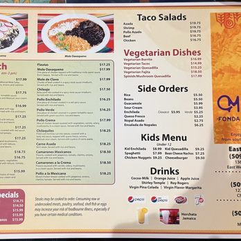 Fondita Mexican Restaurant - Brand new menu - 1/26/2026 - Mexican Near Me - Stockton, California Fondita Mexican Restaurant - Brand new menu - 1/26/2026 - Mexican Near Me - Stockton, California