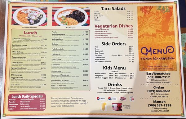 Menu photo 5 Fondita Mexican Restaurant Stockton, CA Menu photo 5 Fondita Mexican Restaurant Stockton, CA
