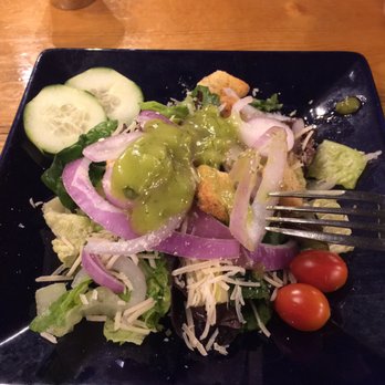 Porter's - Dinner salad with house dill vinaigrette. Admittedly I was skeptical, but it was delicious! - Salad Near Me - Springdale, Utah