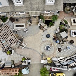 Ryser's Landscape Supply - Our office display of pavers, veneers, porcelain and much more.