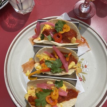 Craft Urban - Breakfast tacos! Don't forget the hot sauce! - New American Near Me - Geneva, Illinois