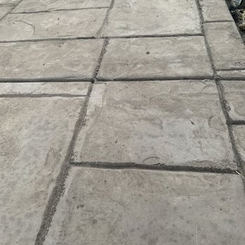 Let's Concrete - Decent stamped area at the beginning of the pour. - Masonry/Concrete Near Me Let's Concrete - Decent stamped area at the beginning of the pour. - Masonry/Concrete Near Me