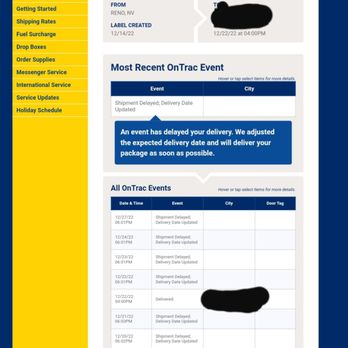 OnTrac - Couriers & Delivery Services Near Me - Benicia, California