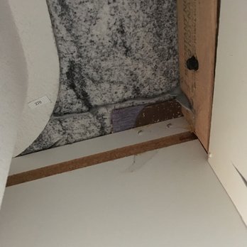 Budget Granite and Stone - Bottom of cracked granite - Countertop Installation Near Me - Lynnwood, Washington Budget Granite and Stone - Bottom of cracked granite - Countertop Installation Near Me - Lynnwood, Washington