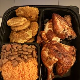 Combito- half chicken + 2 sides $18 Combito- half chicken + 2 sides $18