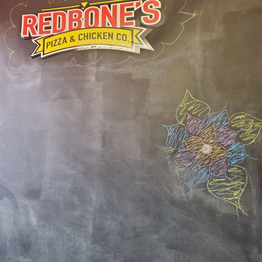 Redbone's - A chalkboard near the entrance - Pizza Near Me - Knightstown, Indiana Redbone's - A chalkboard near the entrance - Pizza Near Me - Knightstown, Indiana