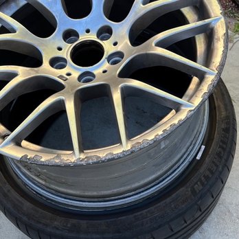 Action Wheel Repair - Before - Wheel & Rim Repair Near Me - Los Angeles, California Action Wheel Repair - Before - Wheel & Rim Repair Near Me - Los Angeles, California