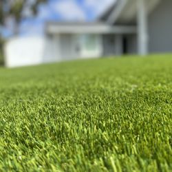 Family Turf - Synthetic Grass in a front yard.