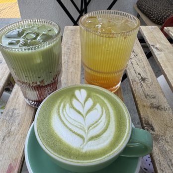 Lele Cake - Matcha latte, raspberry matcha - Coffee & Tea Near Me - Los Gatos, California