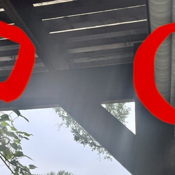 Kevin Swafford- Arbortex - damages in material cover over pergola. - Tree Services Near Me Kevin Swafford- Arbortex - damages in material cover over pergola. - Tree Services Near Me