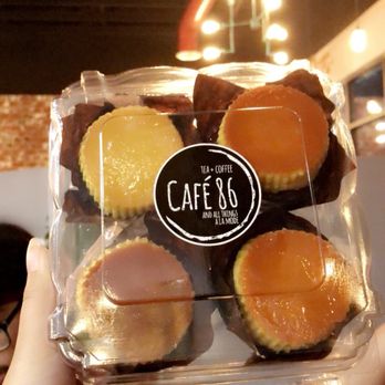 Cafe 86 - Ube leche flan cupcakes ($3.61) - Desserts Near Me - Las Vegas, Nevada
