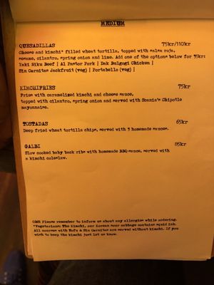 Menu photo 4 Scania Bar Malmö, M