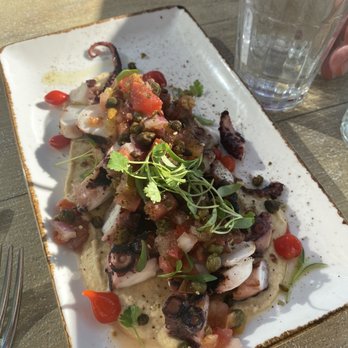 Driftwood Kitchen - Grilled Spanish Octopus - Seafood Near Me - Laguna Beach, California Driftwood Kitchen - Grilled Spanish Octopus - Seafood Near Me - Laguna Beach, California