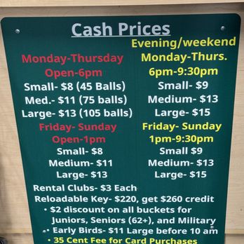 The Islands Golf Center - Prices for range balls - Golf Near Me - Anaheim, California
