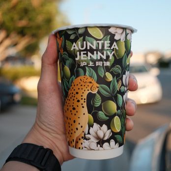 Auntea Jenny - Premium Matcha Jasmine Green Tea - Bubble Tea Near Me - Irvine, California