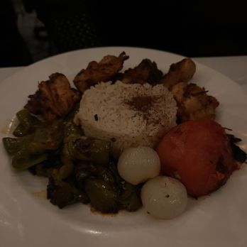Cafe Santorini - Grilled Chicken Kebob - Italian Near Me - Pasadena, California