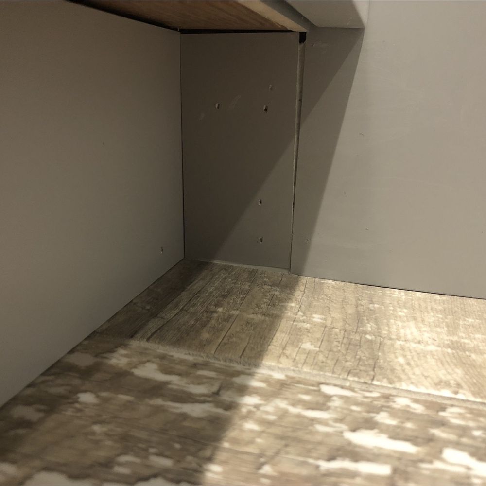 Heartwood Cabinet Refacing - This rectangular piece wasn't measured properly and does not fit. - Cabinetry Near Me - Plainville, Connecticut Heartwood Cabinet Refacing - This rectangular piece wasn't measured properly and does not fit. - Cabinetry Near Me - Plainville, Connecticut
