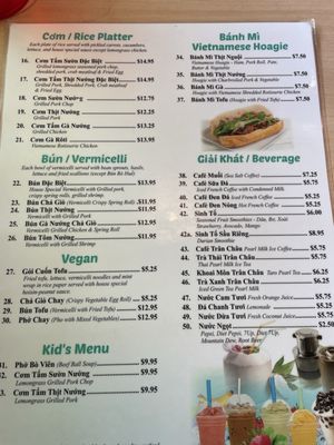 Menu photo 2 Pho Philly Tinicum Township, PA