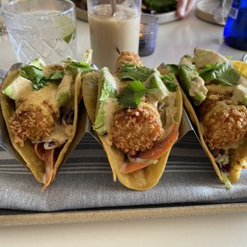 Mood - "Fish" Tacos, GF. Just yum. 112825 - Vegan Near Me - Tequesta, Florida