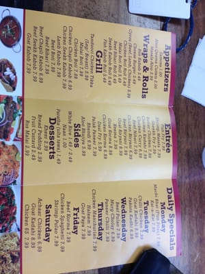 Menu photo 8 Al Kabob Grill & Cafe Dallas, TX