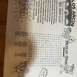 Los Arcos Mexican Restaurant - Kid menu