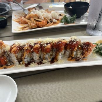 Blue Fish - Red Dragon Roll - Japanese Near Me - Ocean City, Maryland Blue Fish - Red Dragon Roll - Japanese Near Me - Ocean City, Maryland