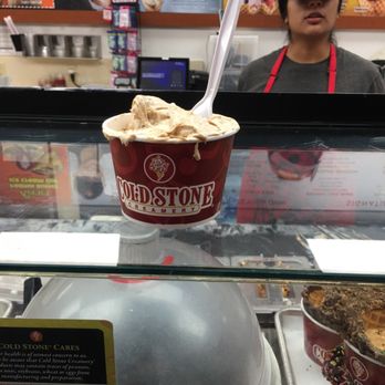 Cold Stone Creamery - PB perfection w/Banana ice cream made by Gloria - Ice Cream & Frozen Yogurt Near Me - Hayward, California Cold Stone Creamery - PB perfection w/Banana ice cream made by Gloria - Ice Cream & Frozen Yogurt Near Me - Hayward, California