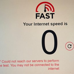 No internet connection