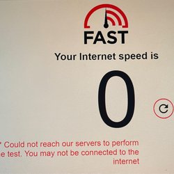 No internet connection