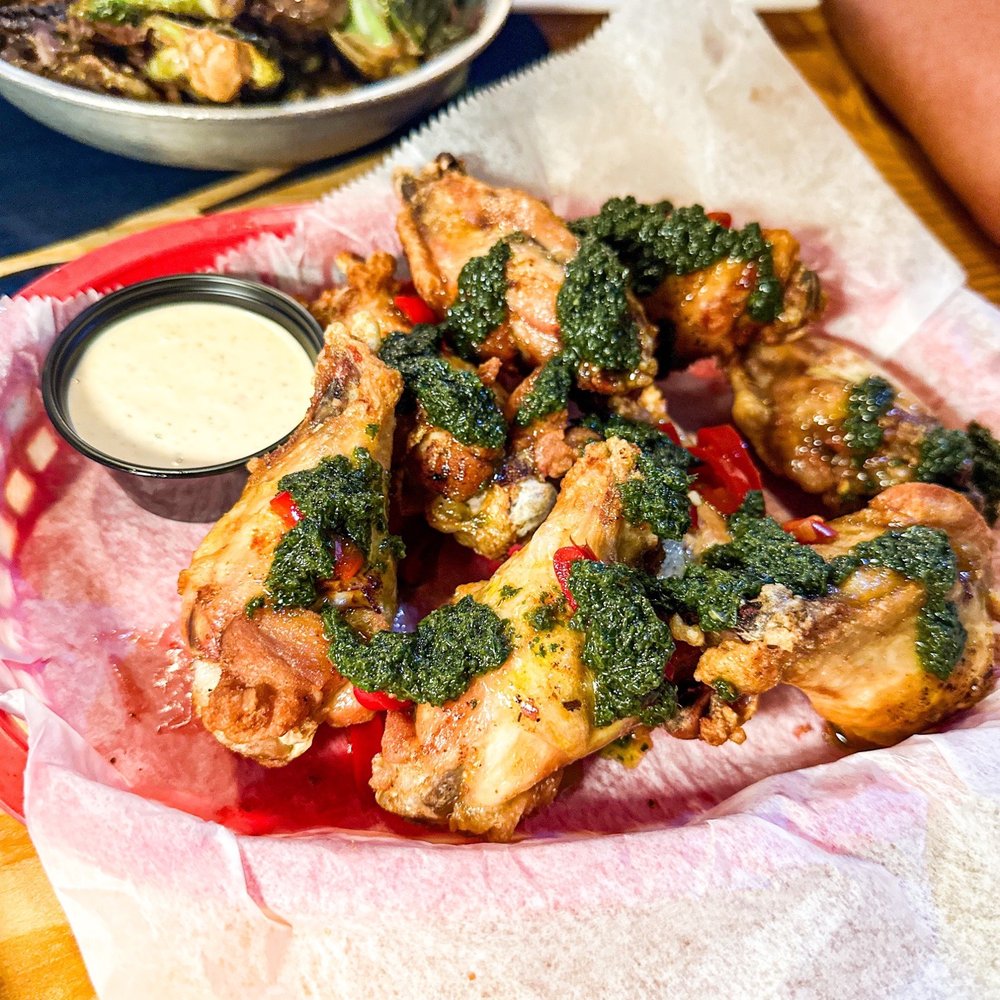 Small Batch - Chimichurri wings - Breweries Near Me - Winston-Salem, North Carolina Small Batch - Chimichurri wings - Breweries Near Me - Winston-Salem, North Carolina