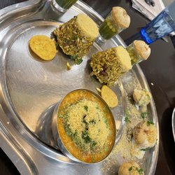 Vatan Indian Vegetarian Cuisine & Bakery, East Windsor, NJ - Chaat sampler