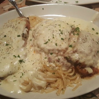 Polcari's Restaurant - Chicken and eggplant parm combo dinner with Alfredo sauce and linguine. Delicious and meals for days! - Pizza Near Me - Saugus, Massachusetts Polcari's Restaurant - Chicken and eggplant parm combo dinner with Alfredo sauce and linguine. Delicious and meals for days! - Pizza Near Me - Saugus, Massachusetts