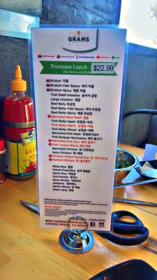 Menu photo 2 Grams BBQ Garden Grove, CA Menu photo 2 Grams BBQ Garden Grove, CA