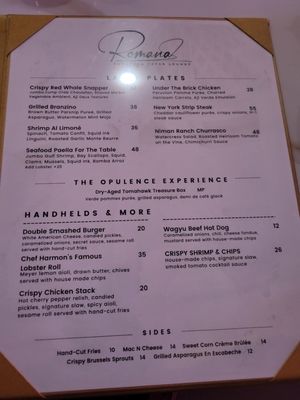 Menu photo 4 Romana European Tapas Lounge Newark, NJ