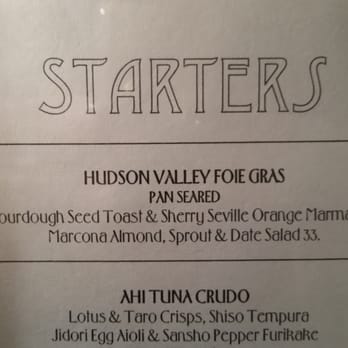 Boulevard - Part of the menu. For starters... - New American Near Me - San Francisco, California Boulevard - Part of the menu. For starters... - New American Near Me - San Francisco, California
