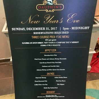 Dauphin's - Got New Year's Eve plans? - Seafood Near Me - Mobile, Alabama