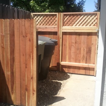 Fence Lifts - Gate and garbage can enclosure! Love it!!! - Fences & Gates Near Me - Roseville, California Fence Lifts - Gate and garbage can enclosure! Love it!!! - Fences & Gates Near Me - Roseville, California