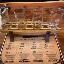 Tasting flight
