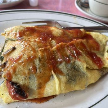 Jackson Hole Burgers - Greek Spinach Omelette. SOOOO DARN GOOD!!!! - Burgers Near Me - Englewood, New Jersey Jackson Hole Burgers - Greek Spinach Omelette. SOOOO DARN GOOD!!!! - Burgers Near Me - Englewood, New Jersey