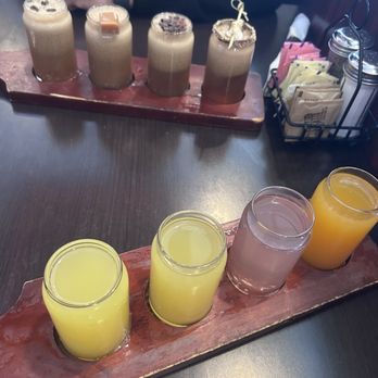 Twisted Fork Brunch Company - Mimosa flight and espresso flight - Breakfast & Brunch Near Me - Bellmore, New York