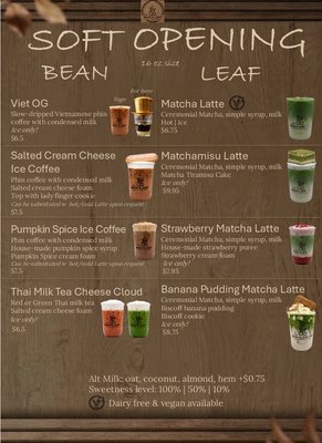 Menu photo 1 The Bean and Leaf Coffee House Everett, WA