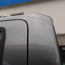 Chevron - Body damage where the machinery made contact