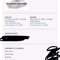 Budget Rental Car - Reservation