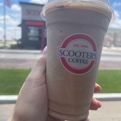 Scooter's Coffee - Blended turtle latte