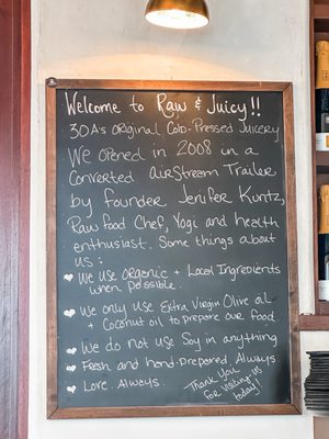 Menu photo 2 Raw and Juicy Alys Beach, FL