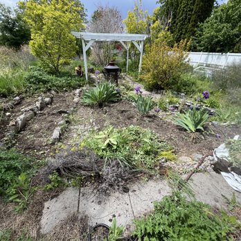 Fabas Landscaping - A lot of weed pulling - Landscaping Near Me