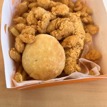 Popeyes Louisiana Kitchen - Pound Popcorn Shrimp Combo* - Fast Food Near Me - Neptune Beach, Florida