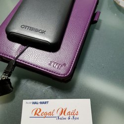 Regal Nails - Lucky to travel with my princess